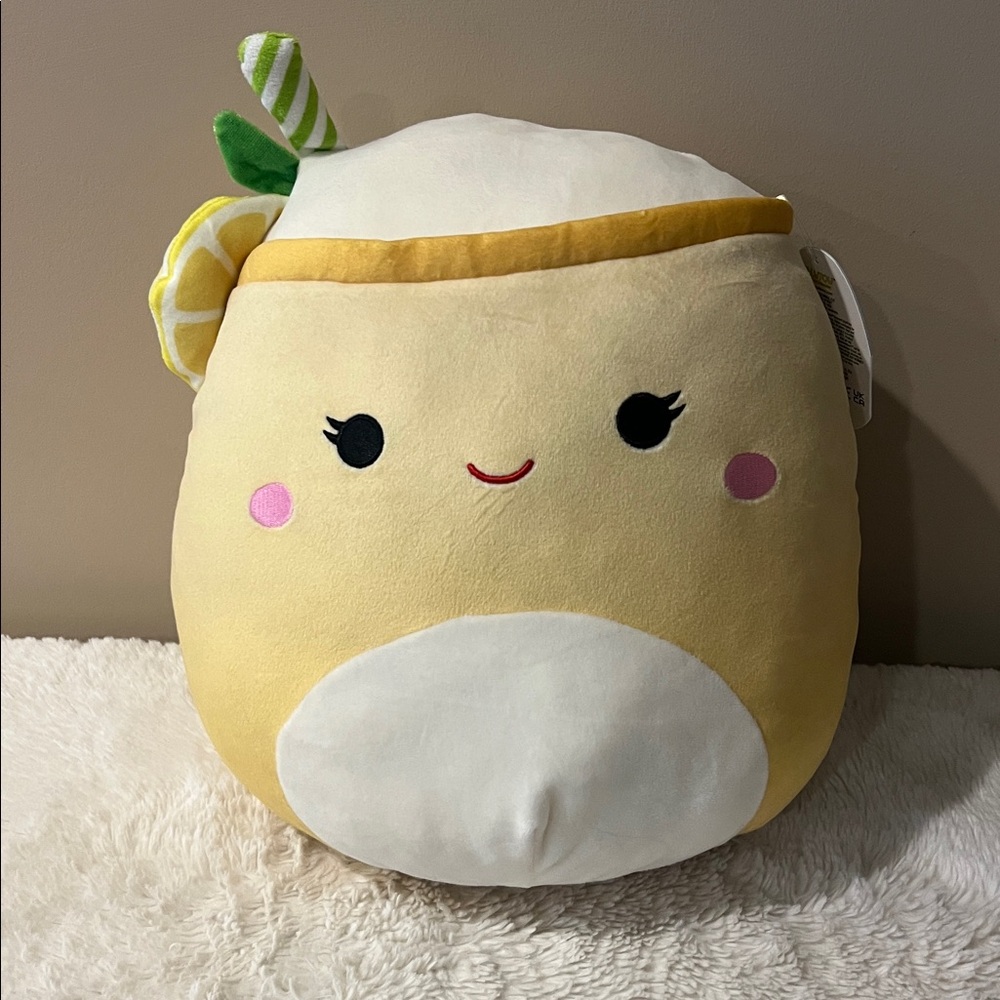 Squishmallows Medina the Lemonade 12” NWT